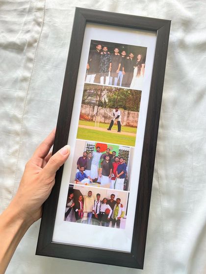 This long, vertical frame is perfect for creating a photo strip effect, showcasing a series of fun memories.