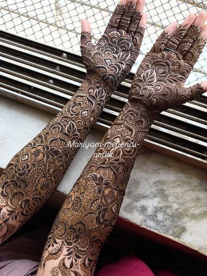 Full Bridal Mehendi for Hands photo 8