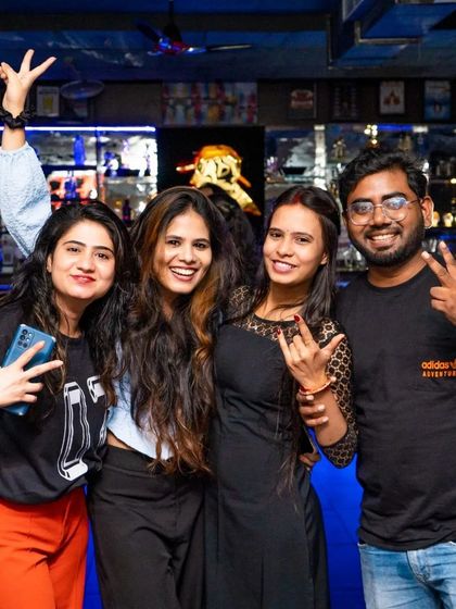 This group is full of life and ready to party.