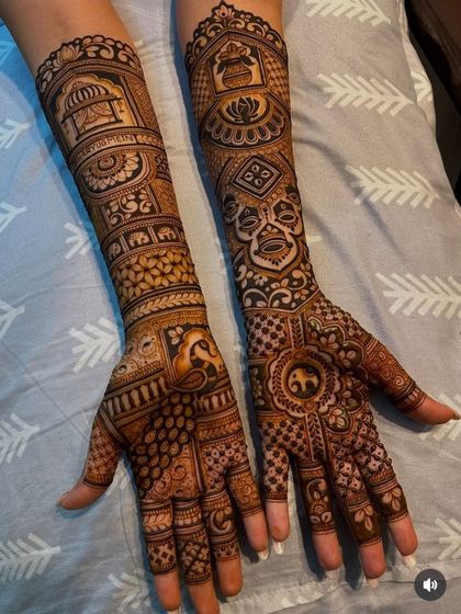 Kanha Mehandi - Bridal Mehndi Intricate Hand Designs photo 8