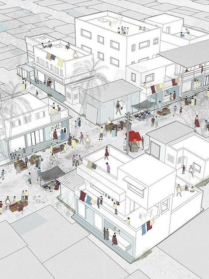 The process of drawing helps us to internalize the complex relationships between buildings, open spaces, and human activity on a site.