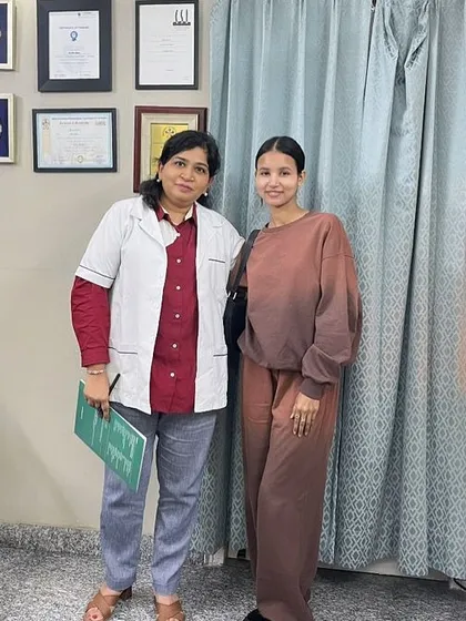 It was a pleasure to have the wonderful Nancy Tyagi visit my clinic. I enjoy helping my patients, like Nancy, achieve their skincare and wellness goals in a comfortable and professional environment.