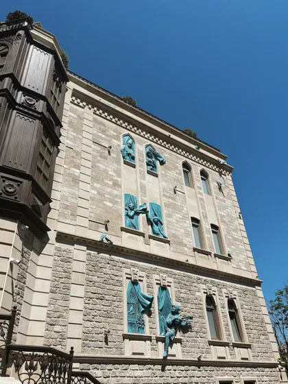 The incredible architecture in Baku. The blend of old and new provides endless backdrops for creative campaigns.