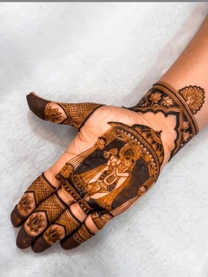 Kanha Mehandi - Bridal Mehndi Custom Storytelling & Portrait Mehndi photo 18