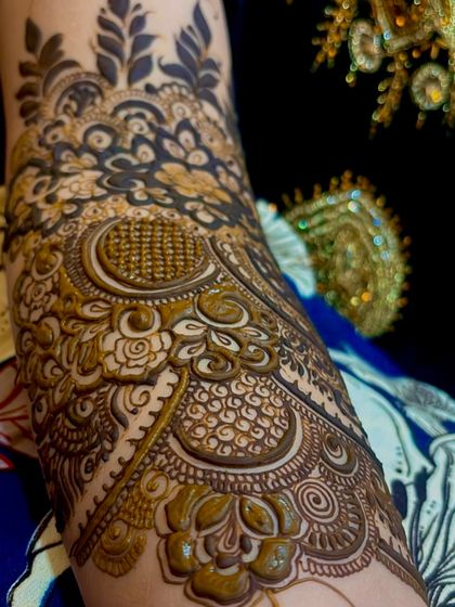 Mehendi Art by Nishat - Mehndi (Henna) Artistry Elaborate Bridal Henna photo 29