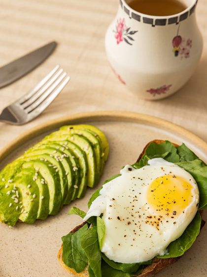 Weekends are for wholesome breakfasts too! Our avocado toast with a perfectly cooked egg is a customer favorite, providing the energy you need for a productive day.