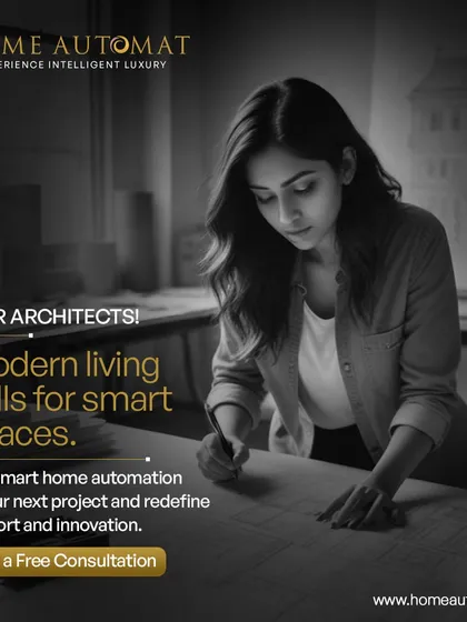 We collaborate closely with architects to integrate smart home automation seamlessly into modern building projects. Our technology enhances living spaces by adding a layer of comfort, security, and innovation right from the design phase.