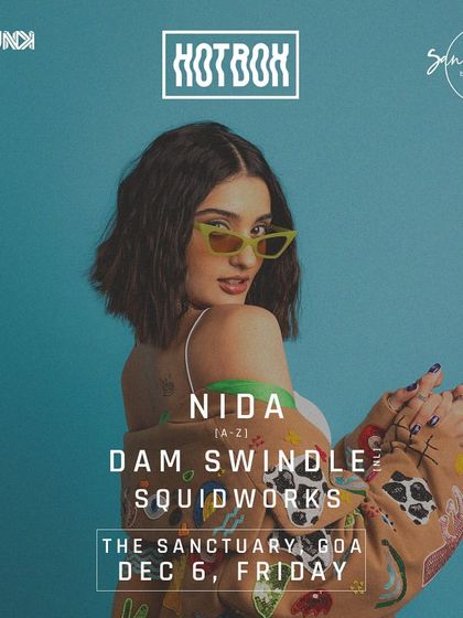 The poster for my gig in Goa, where I opened for one of my favorite acts, Dam Swindle. It's always an honor to share a lineup with artists who inspire me.