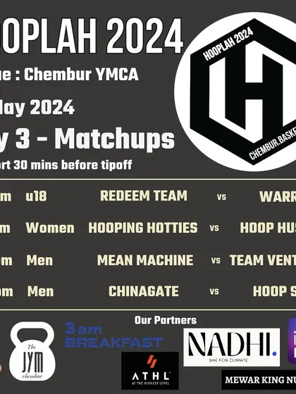The Day 3 matchups for Hooplah '24. The fury is rising.