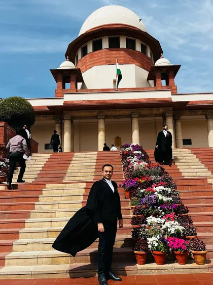 Standing on the steps of the Supreme Court. My practice is built on a commitment to justice, and I am prepared to take your fight to the highest levels to ensure your voice is heard.