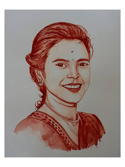 Sharan Ediga - Custom Portrait Art Blood Portraits: Your Story in Art photo 84