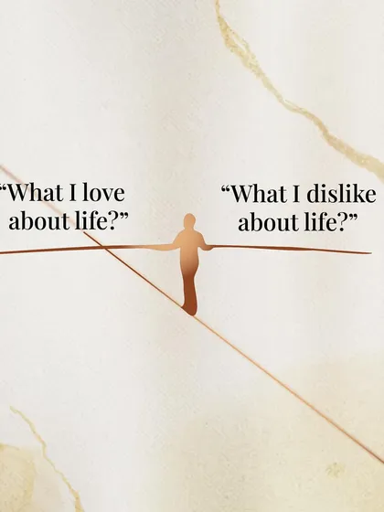 What do you love about life? What do you dislike? These are the questions that reveal your core values and help me understand what you're truly looking for in a partnership.