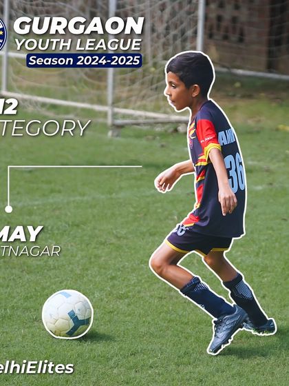 Amay Bhatnagar, a defensive force. This graphic highlights his rock-solid interceptions and perfectly timed tackles in the Gurgaon Youth League.
