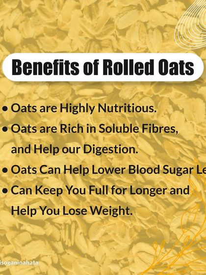 Rolled oats are a nutritional powerhouse, rich in soluble fiber that aids digestion and helps lower blood sugar. They keep you feeling full for longer, which can help with weight management. They are a fantastic whole grain to add to your diet.