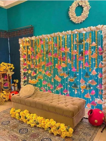 Creative&Creations - Event Decoration Vibrant Haldi & Mehendi Decor photo 35