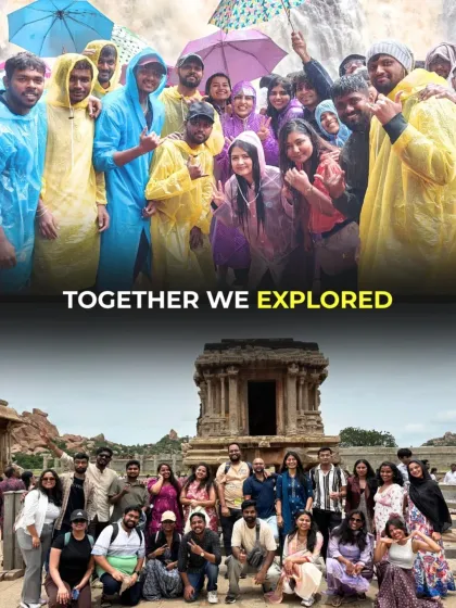 Together we explore, celebrate, and create memories. This collage from one of our Independence Day weekend getaways captures the spirit of our community, exploring everything from monsoon treks to historic sites.