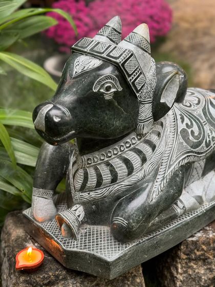 Greenhouse - Handcrafted Stone Sculpture & Decor Guardians of Grace: Nandi Sculptures photo 11