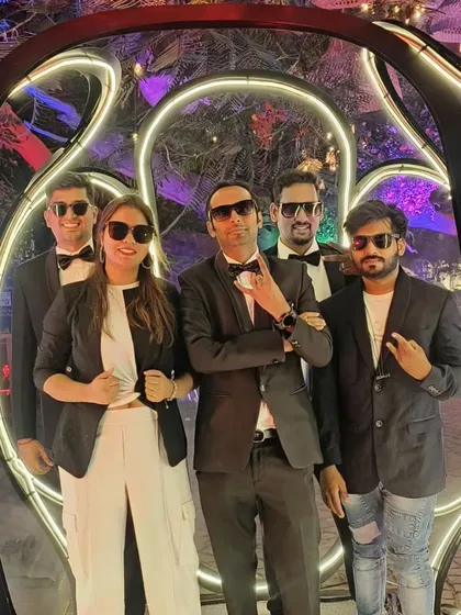 Dressed to impress for a wedding event. We congratulate the happy couple, Akshay & Masha, and were honored to be part of their special day.