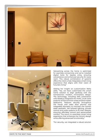 This article in Smart Home World magazine from their November edition features one of our standout projects. It details the seamless integration of adaptive lighting, smart audio-visual systems, and advanced security.