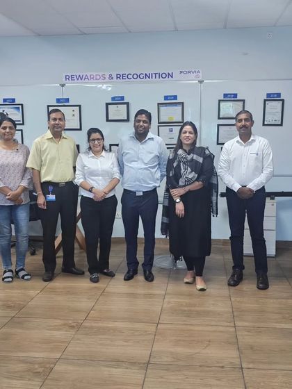 A group photo with the Internal Committee members. Building a strong rapport with the IC is key to my role as an external member.