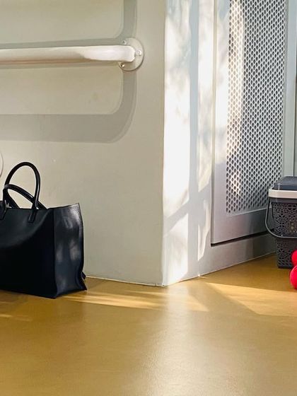 The look of anticipation. This little one is patiently waiting for me to open the musical box, eager to see which instruments we will get to play with today.