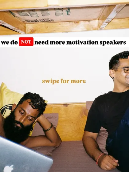 We do not need more motivational speakers. They are the junk food of inspiration.
