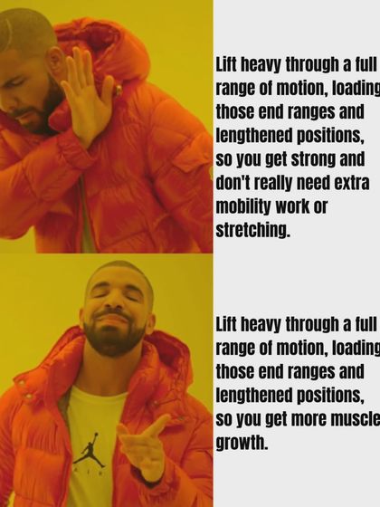 You are only as strong as the ranges you train through. Strength training through a full range of motion is just as effective as stretching for improving flexibility, with the added benefit of building strength and muscle in those new ranges.