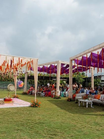 Crimson and Cherry - Full-Service Wedding Planning & Execution Joyful Haldi Ceremonies photo 31