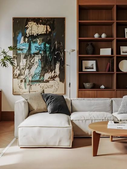 Dreaming in Colors & Textures - Modular Interiors & Room Renovation Living Rooms & Entertainment Centers photo 21