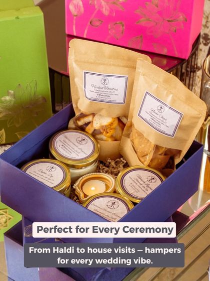 Our hampers are perfect for every wedding ceremony. From a fun Haldi get-together to formal house visits, we have a hamper to match every vibe and celebration.