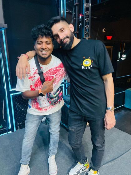 Great to catch up with my brother MADOC at F Superclub. His sets are always lit, and it's awesome to play at the same events as him.