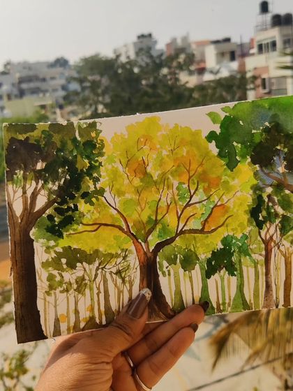 Pavna - Custom Artwork & Handmade Crafts Botanical Watercolor Paintings photo 23