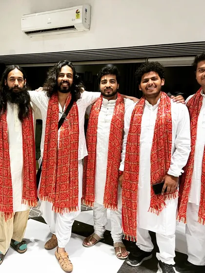 The wonderful team of musicians for the devotional music event.