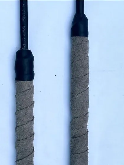 You can see the consistency in the craftsmanship of these heeling stick handles. Every detail is designed for practical use during long training sessions.