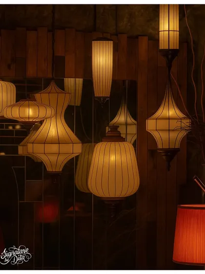 Lighting is everything. I used a collection of vintage-style hanging lanterns to create a warm, intimate glow in a section of the party, adding texture and a different mood to the space.