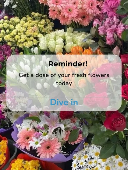 This is your friendly reminder to get a dose of fresh flowers today. A vibrant display of our colorful roses, gerberas, and daisies is the perfect way to add some brightness to your day.