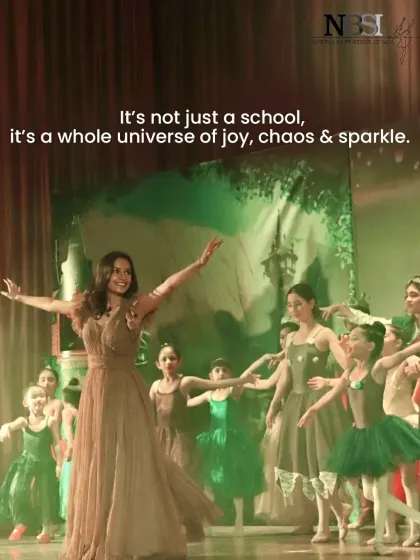 It's not just a school, it's a whole universe of joy, chaos, and sparkle. This photo from one of our shows captures that magical feeling perfectly.