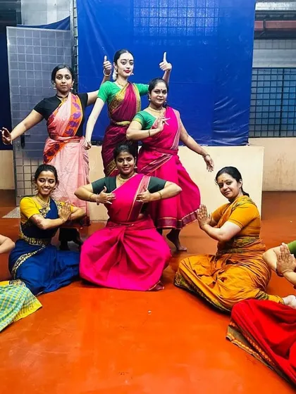 Another fun photo session during a break from practice.
