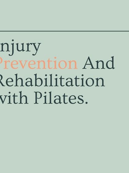 This image introduces our philosophy on using Pilates for both injury prevention and rehabilitation. It's about building a resilient body that can handle life's demands.