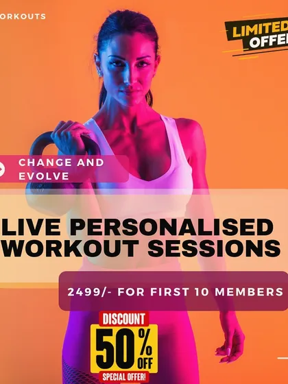 I offer live personalized workout sessions with a special discount for new members. These group workouts provide direct guidance and diverse training styles to keep you motivated.