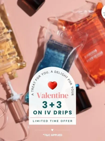 This Valentine's, we shared the love with a special 3+3 offer on our IV Drips. It was the perfect treat for you and your boo to glow together.