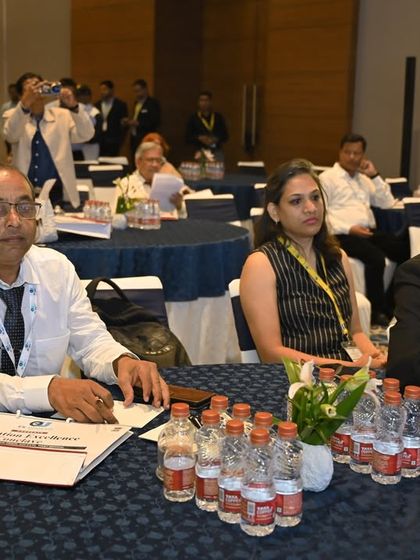 Observing the audience during a presentation at a school conclave. My goal is to understand the different perspectives in the room, from school administrators to teachers, to ensure my message on parent engagement resonates with everyone.