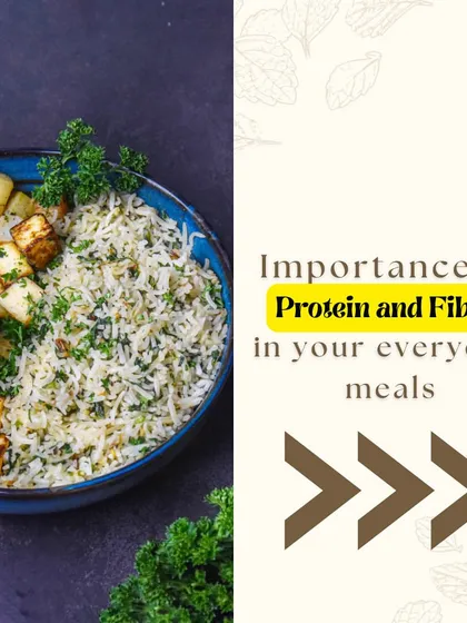 Protein and fiber are essential for a healthy diet. This is why my menu is specifically designed to be rich in both these vital nutrients.