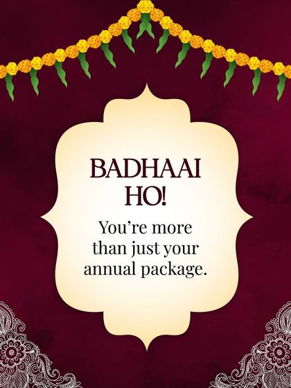 Badhaai Ho! You are more than just your annual package. Your worth is not defined by your salary, and your partner should see that.