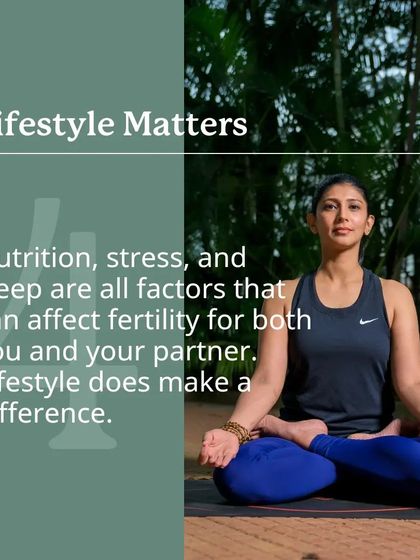 Lifestyle matters for both you and your partner. Nutrition, stress levels, and sleep quality are all factors that can significantly affect fertility. Making positive lifestyle changes together can make a real difference.