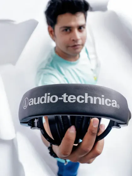 It all starts with the sound. Using professional-grade gear like my Audio-Technica headphones is crucial for me to fine-tune every detail of the music, ensuring a crisp, powerful audio experience for every event.