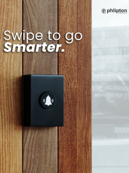 From just a bell to a smart welcome. This is the "before," a simple, non-descript doorbell button that offers no information or security.