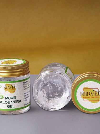 My 100% Pure Aloe Vera Gel is a multi-purpose product for face, body, and hair. It's free from artificial fragrances and colors, perfect for hydrating skin and soothing sunburns.