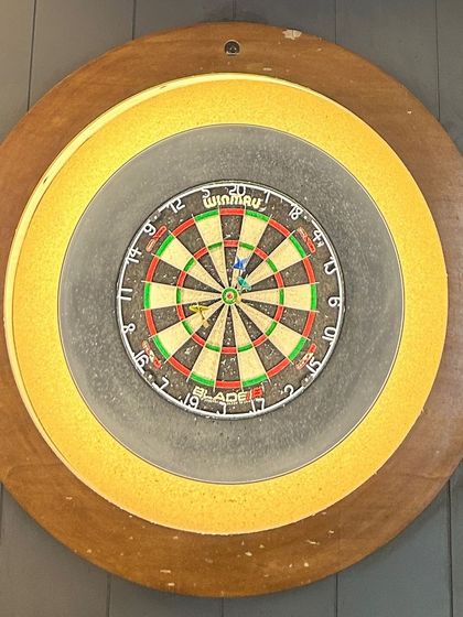 Keep aiming! This dartboard reminds us that every day is a new opportunity to do better and refocus on our goals.