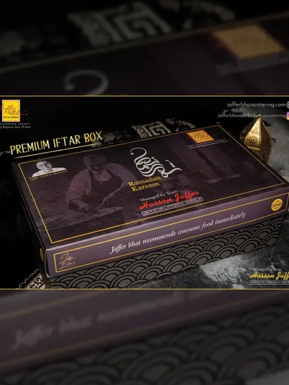 Indulge in the tradition and luxury of our Premium Iftar Box. This feast for the soul is packed with gourmet, halal eats to enhance your Ramadan vibes.